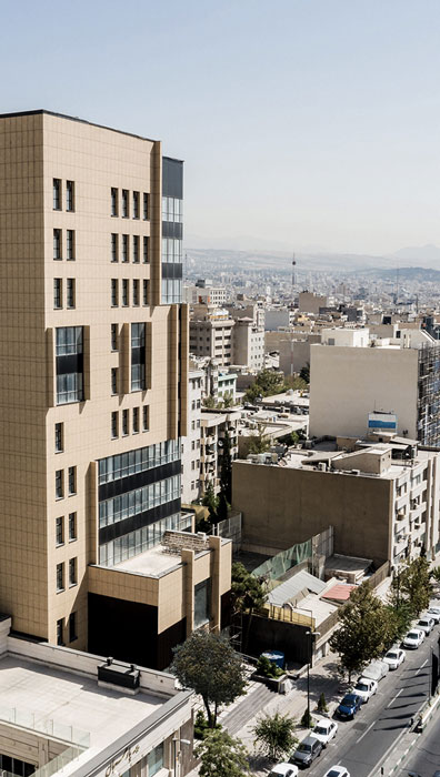 معماری مجموعه اداری تجاری میرداماد