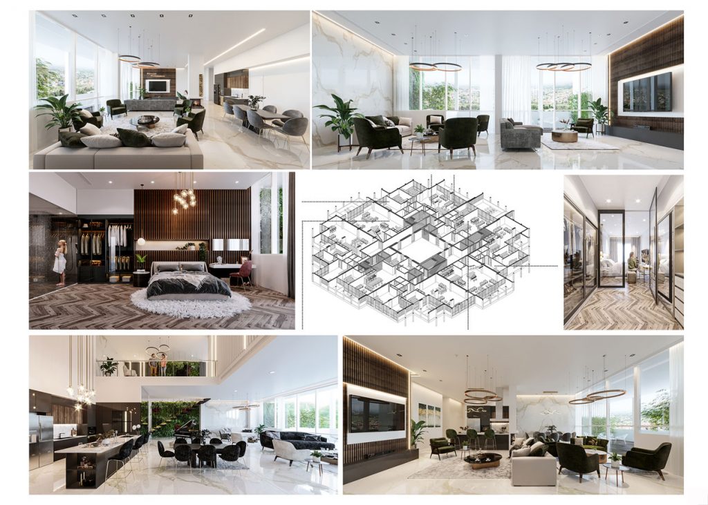 interior design of tower